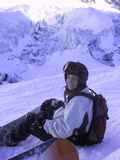 Kim on the glacier (Jason)