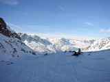 View out of Argentiere Glacier (Leo)