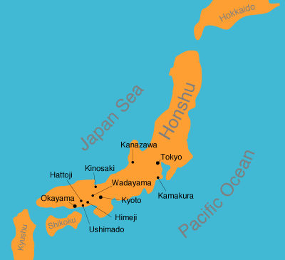 maps of japan. Map of Japan