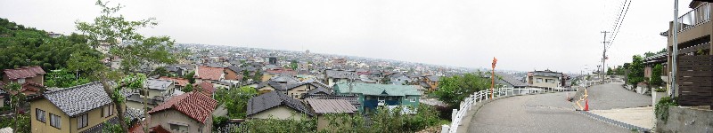 Panoramic view of Kanazawa